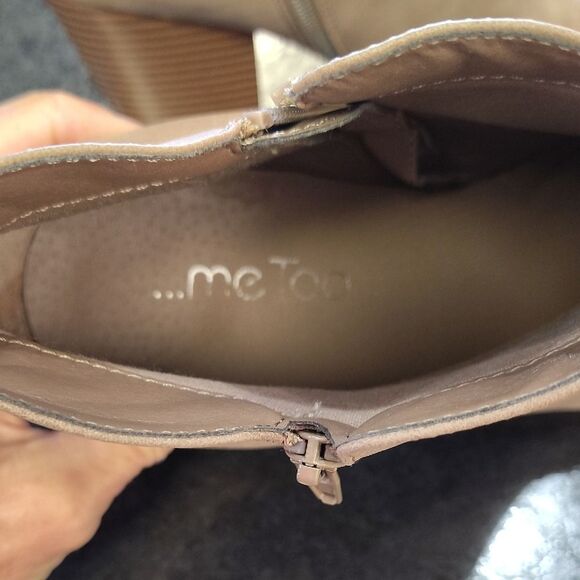 Me Too Tan Ankle Booties - Picture 2 of 6